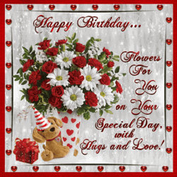Happy Birthday Flowers For You Love