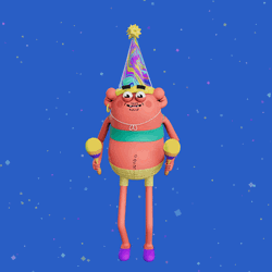 Happy Birthday Friend Dancing Cake GIF