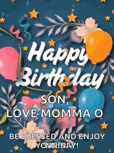 Happy Birthday From Danny And Myself Cake With Flowers GIF