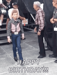 Happy Birthday Funny Dancing Boy GIF