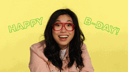 Happy Birthday Funny Popper Scared Awkwafina GIF