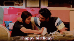 Happy Birthday Girlfriend Kiss Sidnaaz GIF