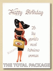 Happy Birthday Gorgeous Fabulous Woman GIF