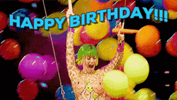 Happy Birthday Gorgeous Katy Perry GIF