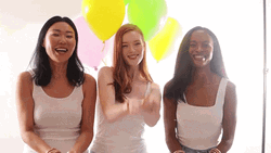 Happy Birthday Gorgeous Ladies Glitters GIF