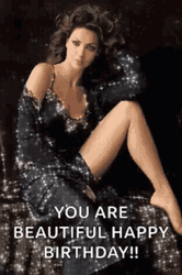 Happy Birthday Gorgeous You Are Beautiful GIF