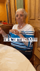 Happy Birthday Grandma Excited GIF