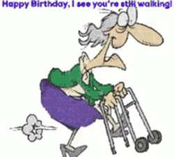 Happy Birthday Grandma Funny GIF
