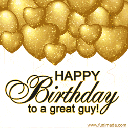 Happy Birthday Great Guy GIF