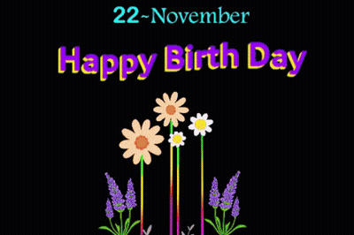 Happy Birthday Greeting Card GIF