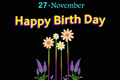 Happy Birthday Greeting Card GIF