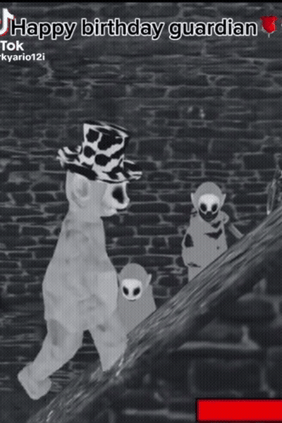 Happy Birthday Guardian Black And White Drawing GIF