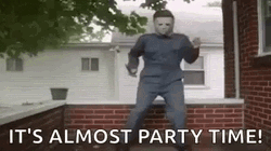 Happy Birthday Halloween Dance Party Michael Myers GIF