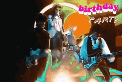 Happy Birthday Halloween Rock Band 80S Vampire GIF