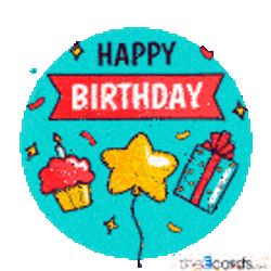 Happy Birthday Happy Birthday Wishes Sticker GIF