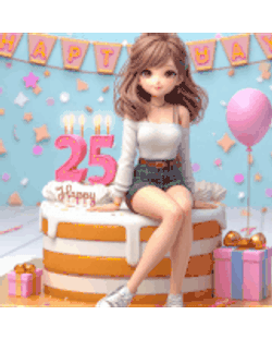 Happy Birthday Happy Happy Trishul Sticker GIF