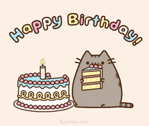 Happy Birthday Harry Cat GIF