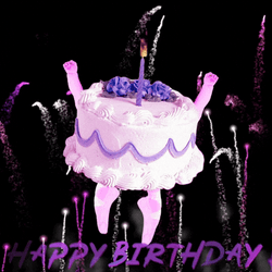 Happy Birthday Harry Jumping Cake GIF