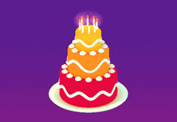Happy Birthday Harry Rotating Cake GIF
