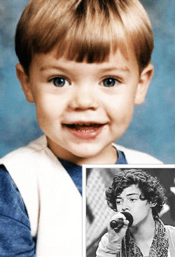 Happy Birthday Harry Styles Childhood Picture GIF