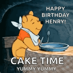Happy Birthday Henry Cake Time Yummers GIF