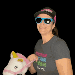 Happy Birthday Horse Stick Toy GIF