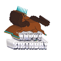 Happy Birthday Horse Wavy Unicorn After Images GIF