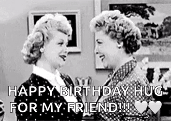 Happy Birthday Hug For My Dear Friend GIF