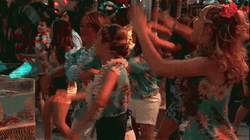 Happy Birthday In Hawaiian Dance Party GIF