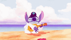 Happy Birthday In Hawaiian Elvis Stitch GIF