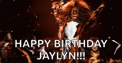 Happy Birthday Jaylyn Cat GIF