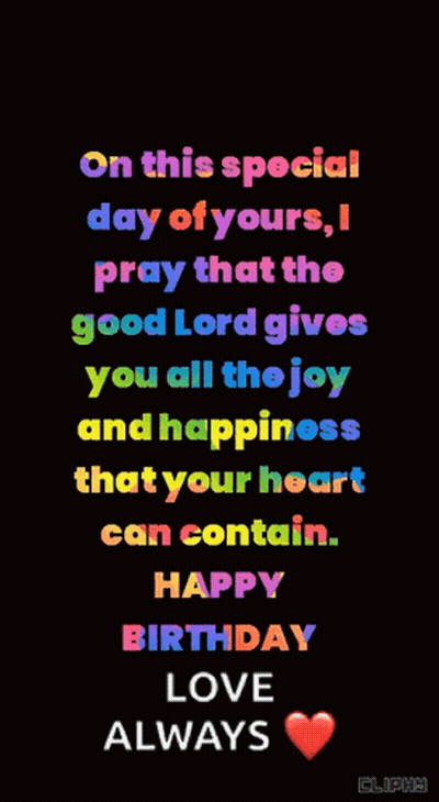 Happy Birthday Joy And Happiness GIF