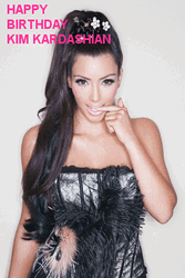 Happy Birthday Kim Kardashian GIF