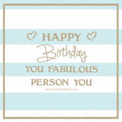 Happy Birthday Lady Fabulous Person GIF