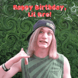 Happy Birthday Lil Brother Swag GIF