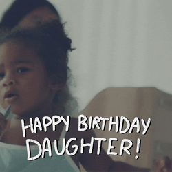 Happy Birthday Little Daughter GIF
