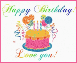 Happy Birthday Love You GIF
