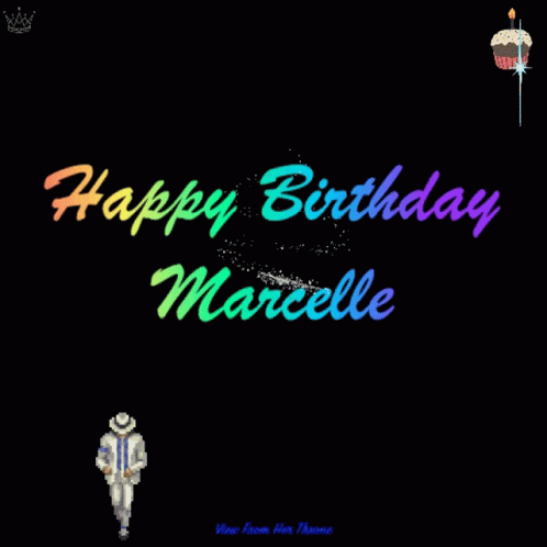 Happy Birthday Marcelle With Michael Jackson GIF
