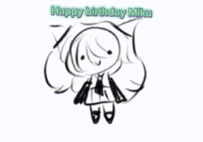 Happy Birthday Miku Car GIF