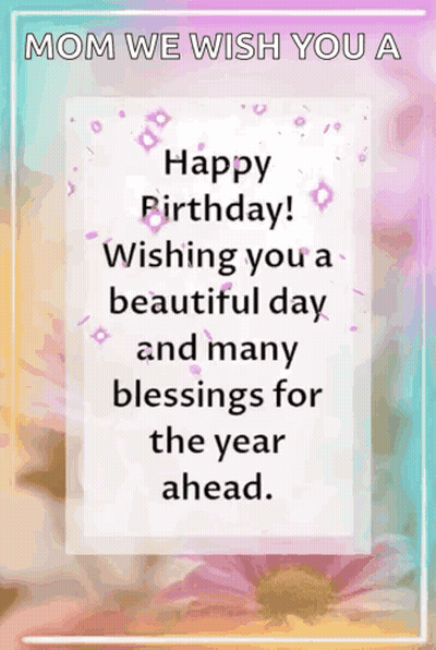 Happy Birthday Mom GIF