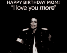 Happy Birthday Mom Michael Jackson Greeting GIF