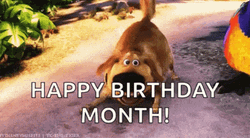 Happy Birthday Month Dog GIF