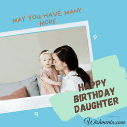 Happy Birthday Mother And Daughter Image  GIF