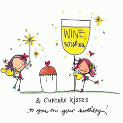 Happy Birthday My Friend Fairy Cartoon  GIF