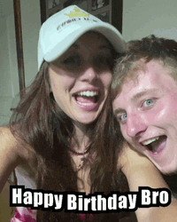 Happy Birthday My Funny Bro GIF