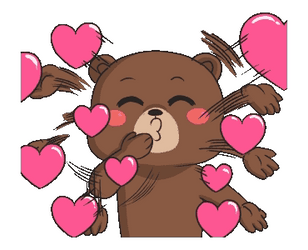 Happy Birthday My Love Bear Flying Kisses GIF