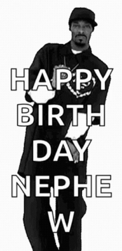 Happy Birthday Nephew Dancing Man GIF
