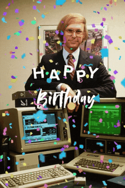Happy Birthday Nerd Emoji Meme Boy GIF