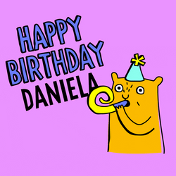 Happy Birthday Niece Daniela GIF