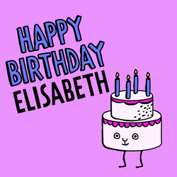 Happy Birthday Niece Elisabeth GIF